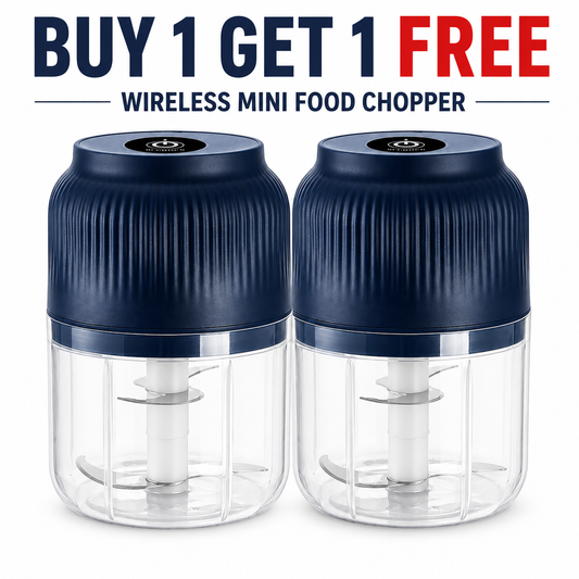 🔥Limited Time Buy One Get One Free!🔋 Wireless Mini Food Chopper with USB Charging