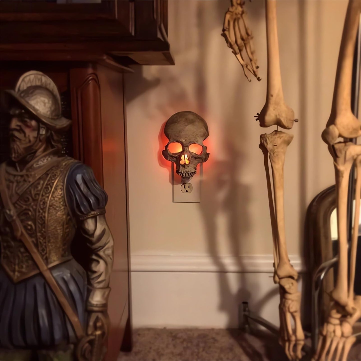 Cow & Horse Skeleton Halloween Decorative Prop