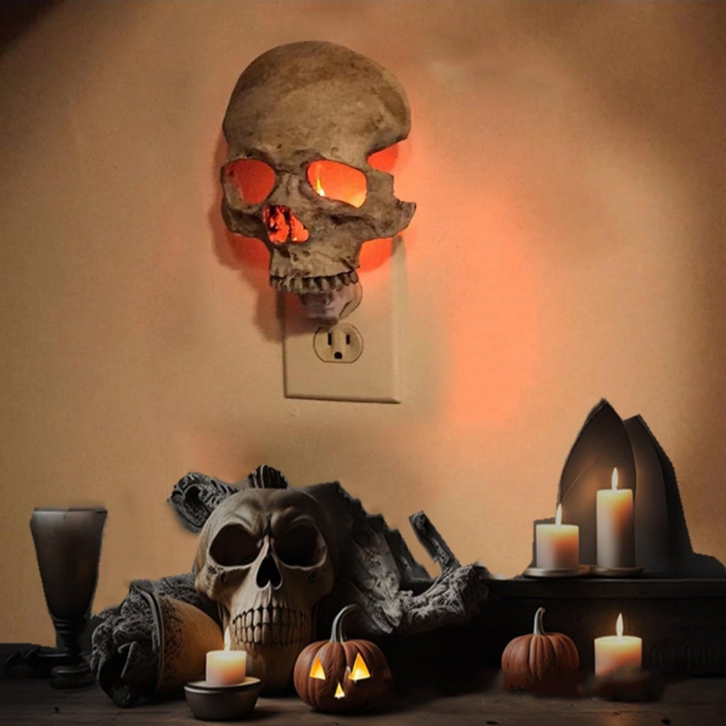 Cow & Horse Skeleton Halloween Decorative Prop