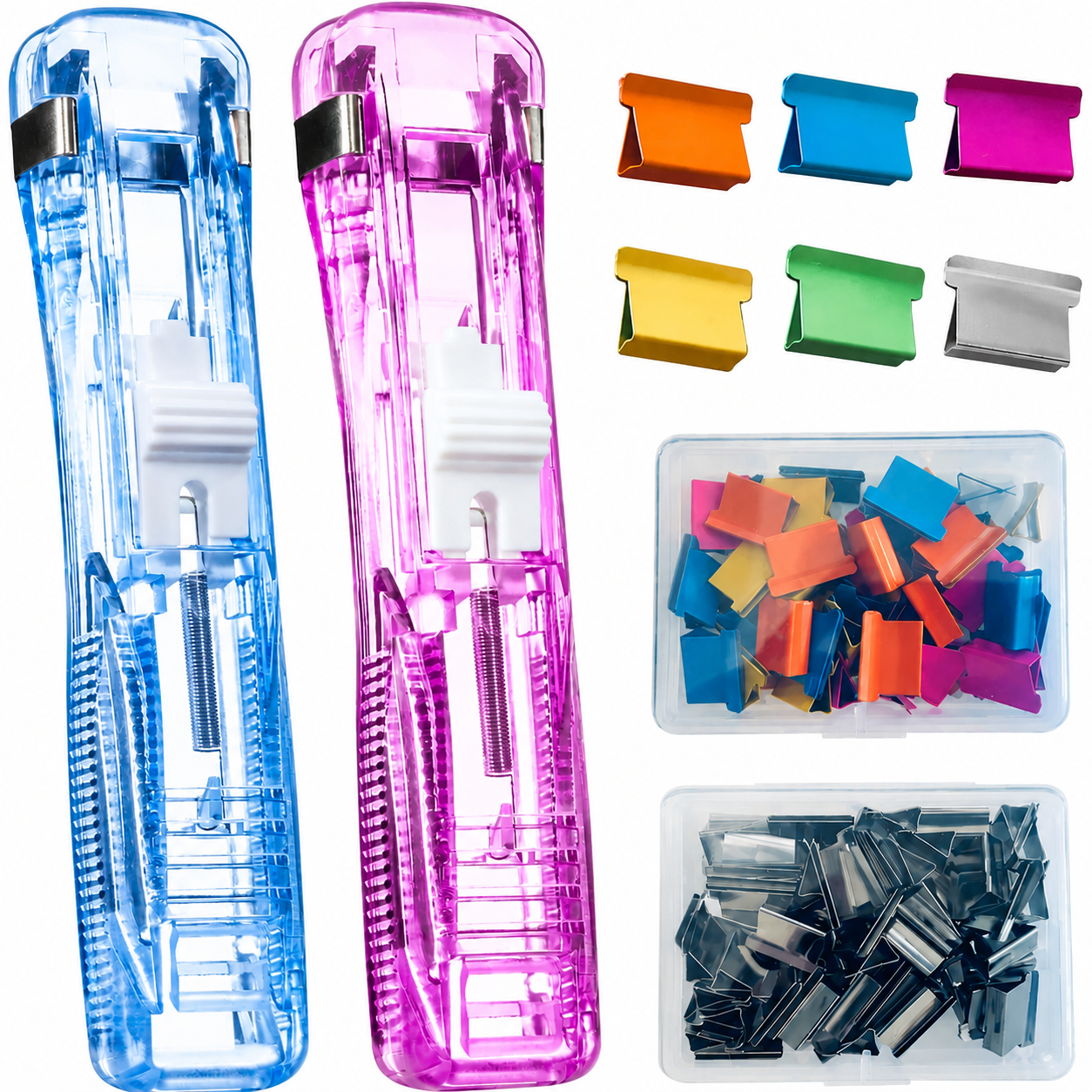 🔥 LAST CHANCE: BOGO Free 🔥 Staple-Free Clip Binder | FREE Shipping on 2 Sets🎁