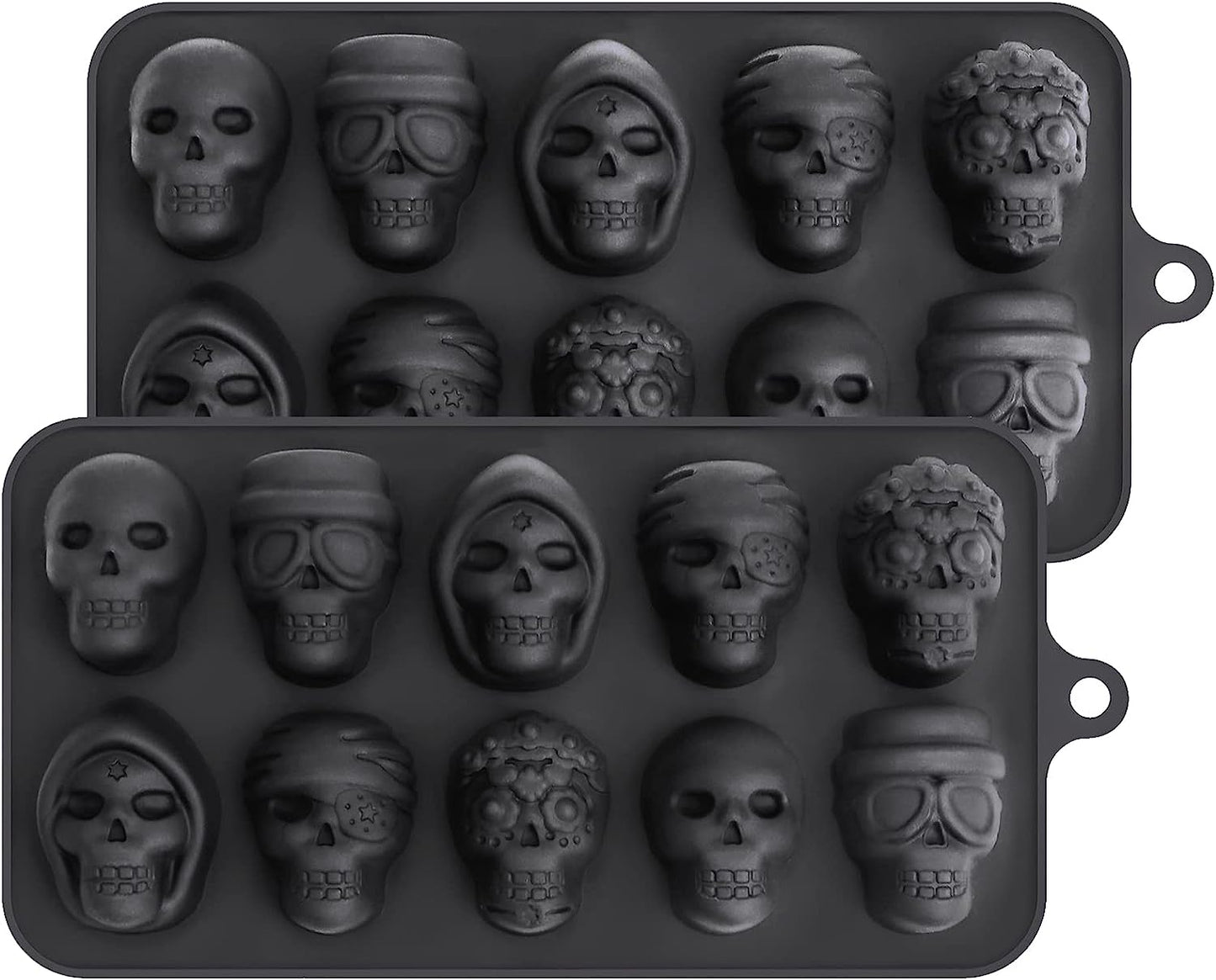 Halloween bakeware haunted skull