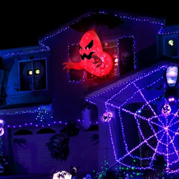 e???LED Halloween Inflatable Ghost