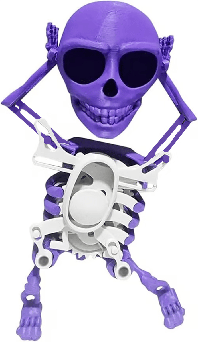 Dancing and Swinging 3D Skull Toy🎉