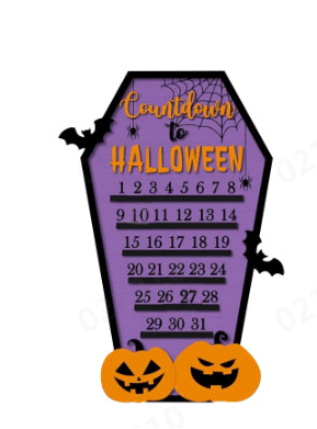 Spooky Halloween Countdown Calendar