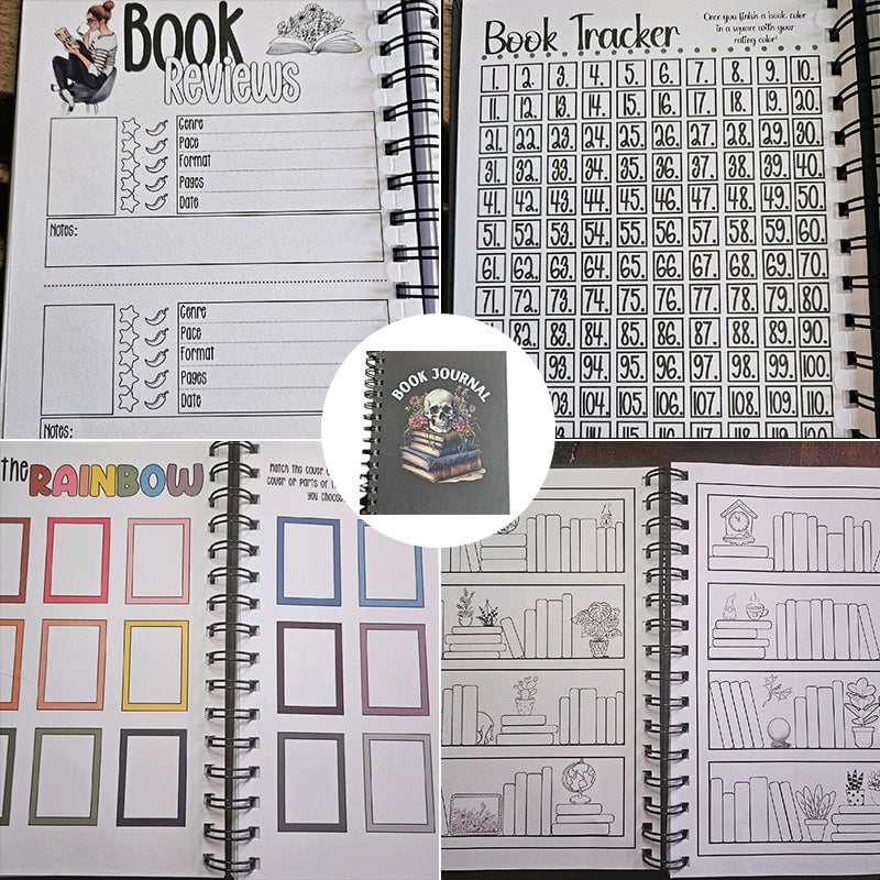 Book Journal(🌈Enjoy Coloring, 🥰Writing And Enriching Your Life)