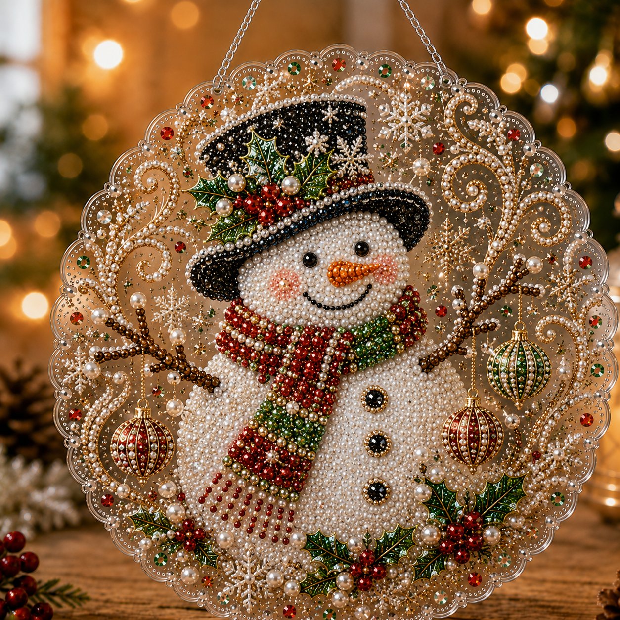 🎄Christmas DIY Diamond Painting Hanging Ornament Kit💎