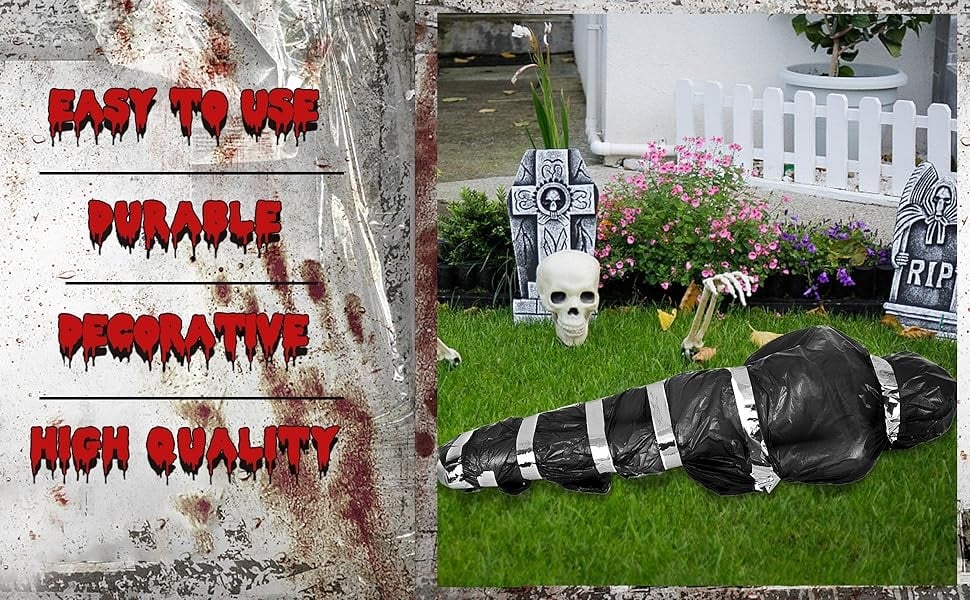 💀-Halloween Dead Props Outdoor Scary Dead Victim Prop