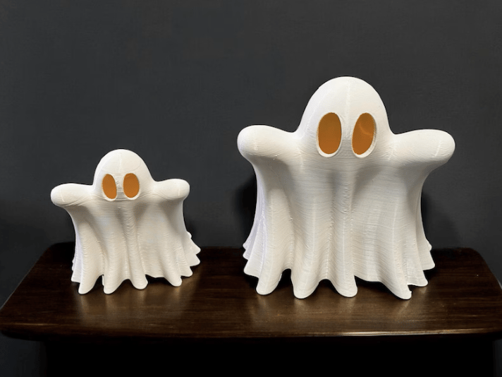 🔥Halloween Decorations - 3D Printing Cute Ghosts With Tea Lights