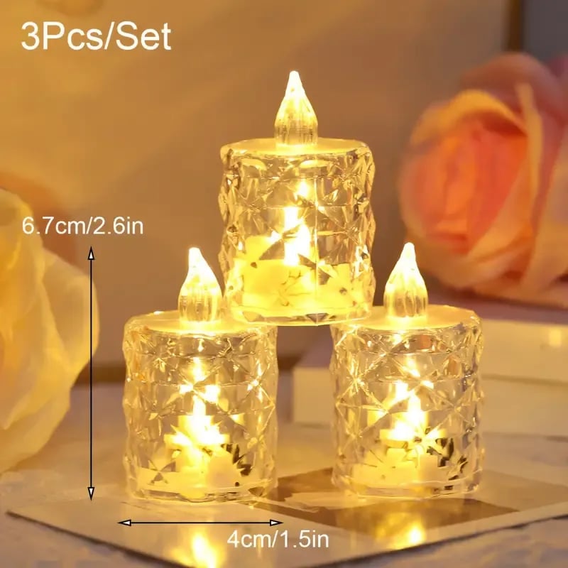 Plastic Flameless Candle Light