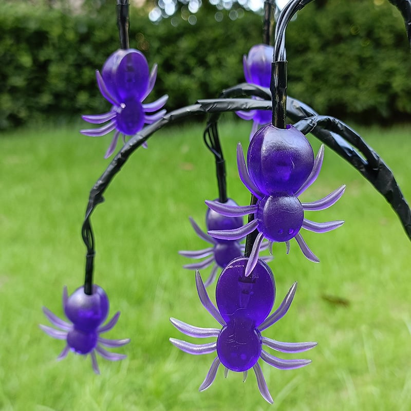 e???Halloween Solar Ground Plug Lawn Light