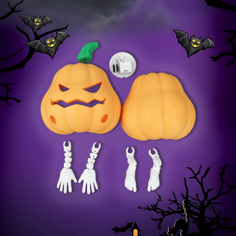 e???Cute Halloween Articulated Pumpkin Man Lampe???