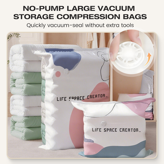 💨Last Day Buy 1 Get 1 Free No-Pump 3D Vacuum Storage Bags
