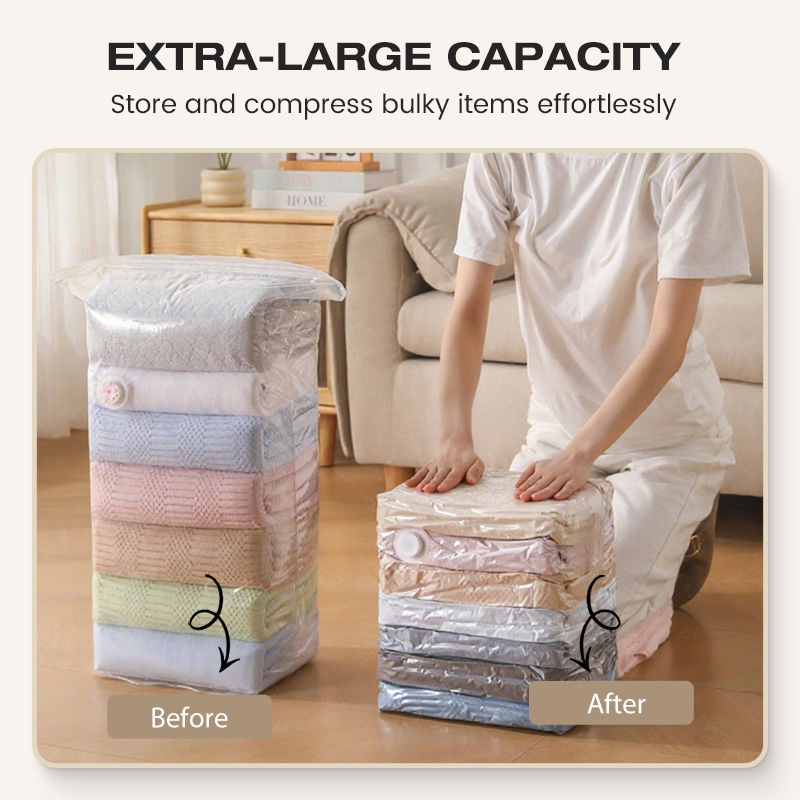 💨Last Day Buy 1 Get 1 Free No-Pump 3D Vacuum Storage Bags