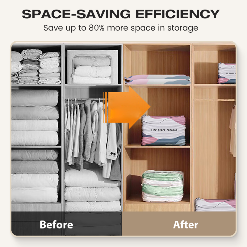 💨Last Day Buy 1 Get 1 Free No-Pump 3D Vacuum Storage Bags